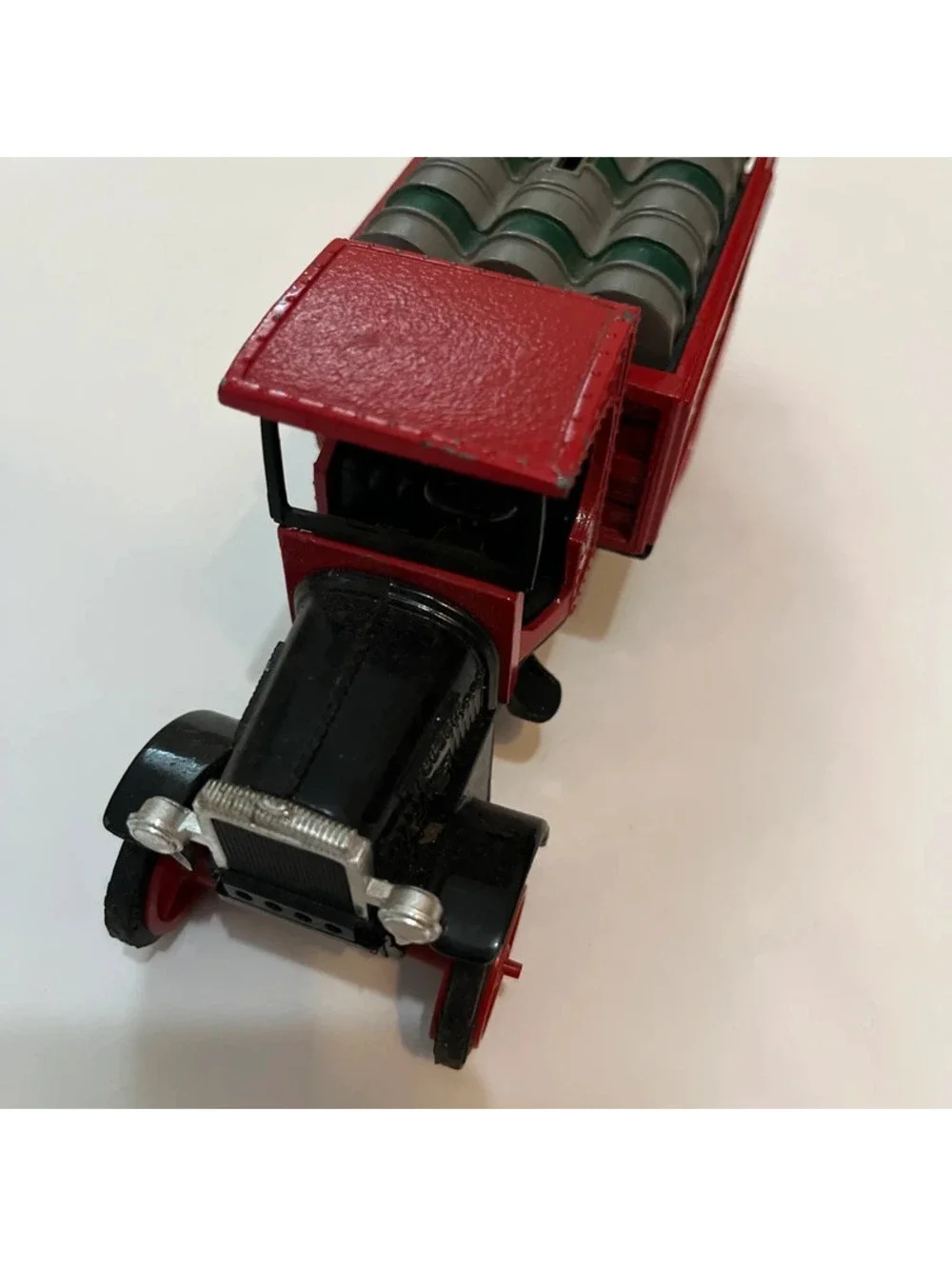 Vintage Cast Metal Texaco Stake Truck coin Bank